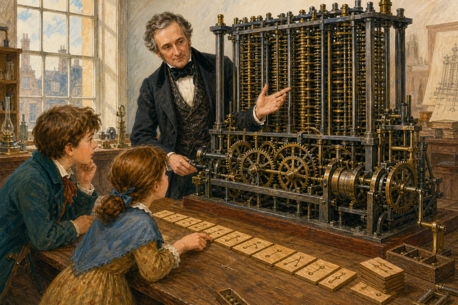 A machine made from gears