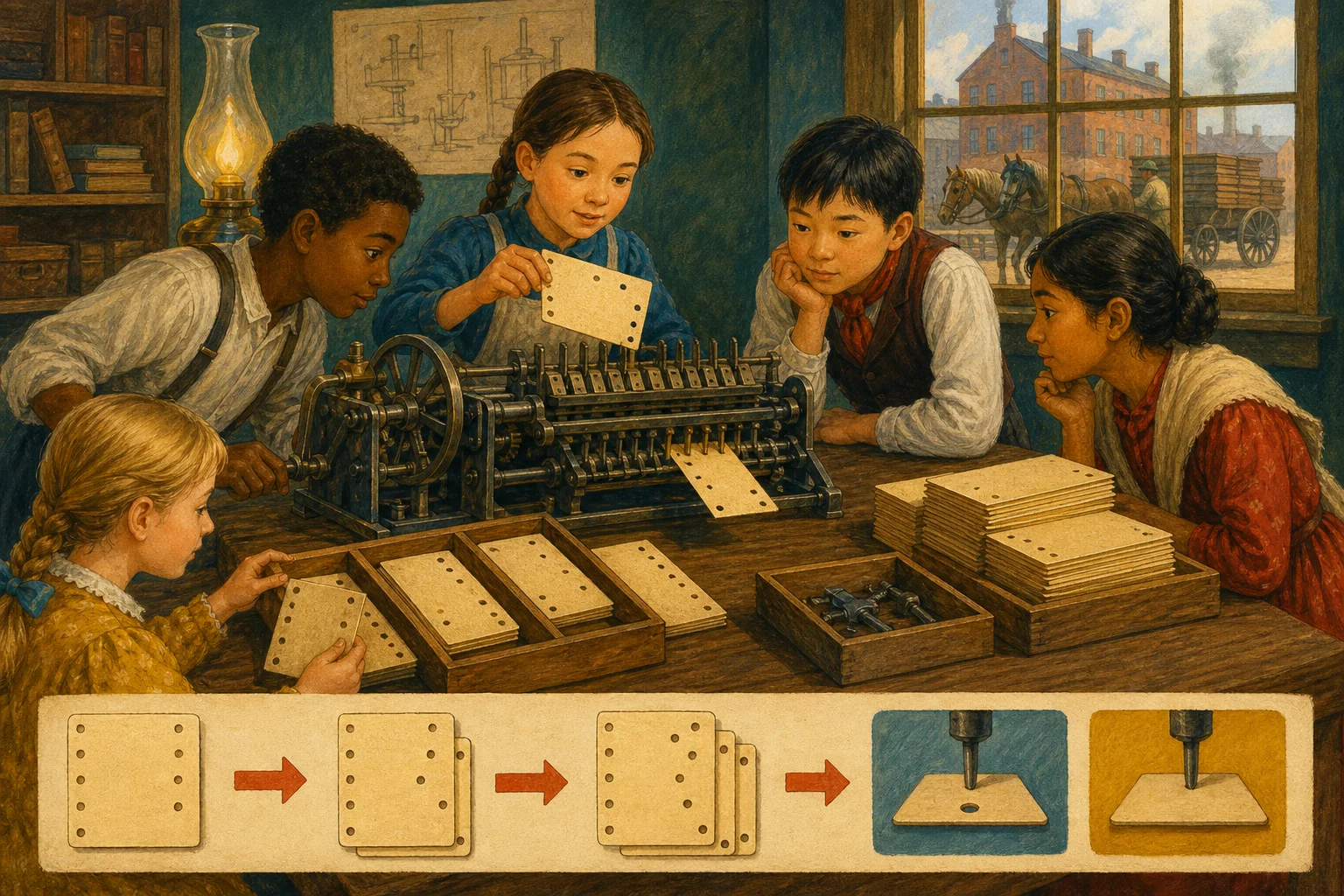 Instructions on cards